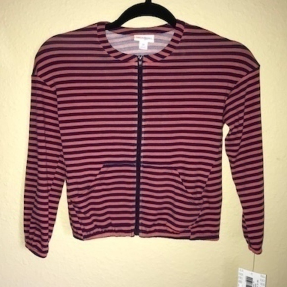 LULAROE STRIPED MONROE (SIZE 10)
